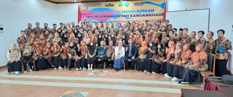 Training Guru SMK Muhammadiyah Kandanghaur bersama Namin AB Ibnu Solihin