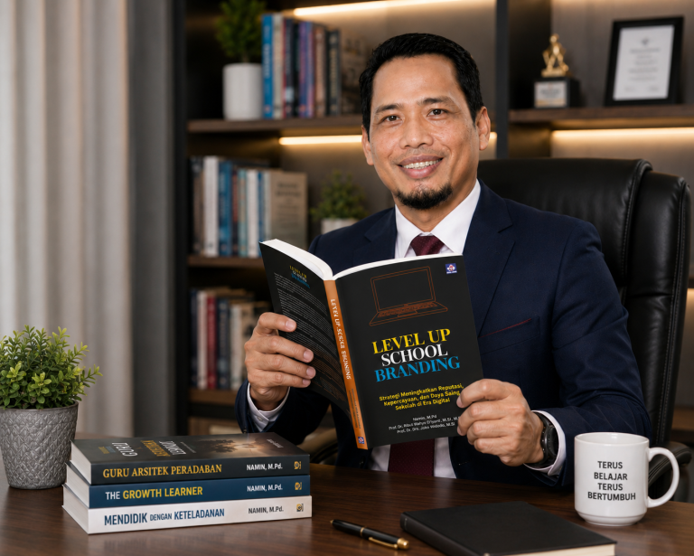 Buku Level Up School Branding: Panduan Strategis Membangun Reputasi, Kepercayaan, dan Daya Saing Sekolah di Era Digital